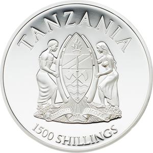 Tanzania / Silver Two Ounces 2016 The Black Panther - obverse photo