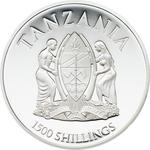 Silver Two Ounces 2016 The Black Panther: Photo Coin, Tanzania, Silver Two Ounces 2016 Black Panther / thumbnail