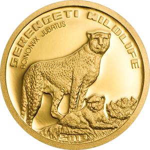Tanzania / Gold Half Gram 2013 Cheeta - reverse photo