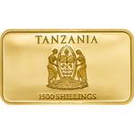 Gold Half Gram 2014 Three Wise Monkeys: Photo Coin, Tanzania, Gold Half Gram 2014 Three Wise Monkeys / thumbnail