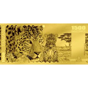 Tanzania / Gold Gram 2018 Big Five - Leopard - reverse photo