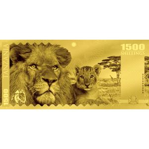 Tanzania / Gold Gram 2018 Big Five - Lion - reverse photo