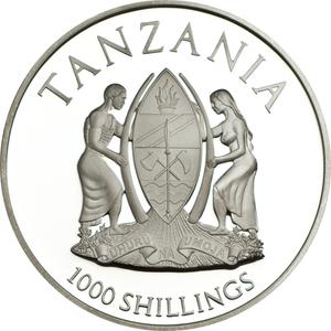 Tanzania / One Thousand Shillings 2014 Queen Maxima - obverse photo