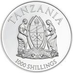 One Thousand Shillings Silver 2016 Butterflies in 3D: Photo Coin, Tanzania, One Thousand Shillings Silver 2016 Butterflies in 3D / thumbnail