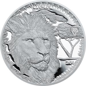 Tanzania / Silver Ounce 2014 Big Five - Lion - reverse photo