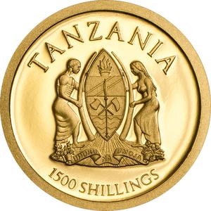 Tanzania / Gold Half Gram 2013 David Livingstone - obverse photo