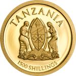 Gold Half Gram 2013 David Livingstone: Photo Coin, Tanzania, Gold Half Gram 2013 David Livingstone / thumbnail