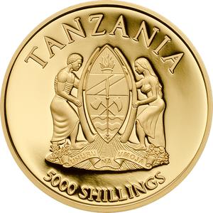 Tanzania / Gold Ounce 2014 Big Five - Lion - obverse photo