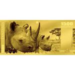 Gold Gram 2018 Big Five - Rhino: Photo Coin, Tanzania, Gold Gram 2018 Big Five - Rhino / thumbnail