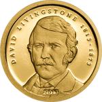 Gold Half Gram 2013 David Livingstone: Photo Coin, Tanzania, Gold Half Gram 2013 David Livingstone / thumbnail