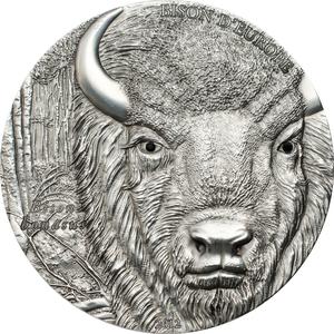 Togo / Silver Two Ounces 2012 European Bison - reverse photo