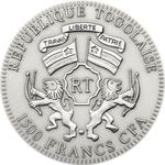 Silver Two Ounces 2012 European Bison: Photo Coin, Togo, Silver Two Ounces 2012 European Bison / thumbnail