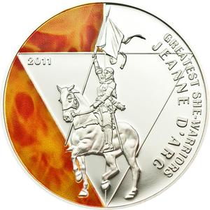 Togo / Silver Half Ounce 2011 Jeanne d'Arc - reverse photo