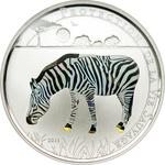 One Hundred Francs 2011 Zebra: Photo Coin, Togo, One Hundred Francs 2011 Zebra / thumbnail