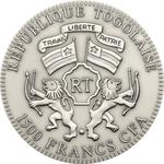 Silver Two Ounces 2013 Year of the Snake: Photo Coin, Togo, Silver Two Ounces 2013 Year of the Snake / thumbnail