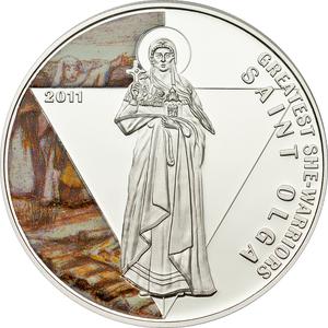 Togo / Silver Half Ounce 2011 Saint Olga - reverse photo