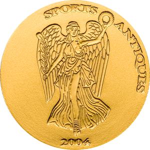 Togo / Gold Twenty-fifth Ounce 2004 Nike - Concave - reverse photo