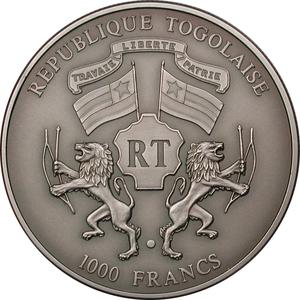 Togo / Silver Ounce 2004 Horsewoman - obverse photo
