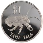 One Tala 1980: Photo Coin, Tokelau, One Dollar 1980 / thumbnail