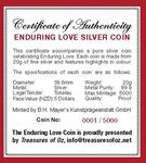 Silver Twenty Grams 2012 Enduring Love: Photo Coin, Tokelau, Silver Twenty Grams 2012 Enduring Love / thumbnail