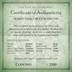 Silver Ounce 2016 Year of the Monkey: Photo Coin, Tokelau, Silver Ounce 2016 Year of the Monkey / thumbnail