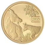 Gold Half Gram 2015 Year of the Goat: Photo Coin, Tokelau, Gold Half Gram 2015 Year of the Goat / thumbnail
