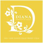 Gold Ounce 2021 Diana - Princess of Wales: Photo Coin, Tokelau, Gold Ounce 2021 Diana - Princess of Wales / thumbnail