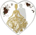 Silver Twenty Grams 2018 Bride and Groom: Photo Coin, Tokelau, Silver Twenty Grams 2018 Bride and Groom / thumbnail