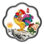 Silver Ounce 2017 Year of the Rooster: Photo Coin, Tokelau, Silver Ounce 2017 Year of the Rooster / thumbnail