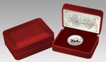 Silver Ounce 2014 Three Horses Ying Yang: Photo Coin, Tokelau, Silver Ounces 2014 Three Horses Ying Yang / thumbnail