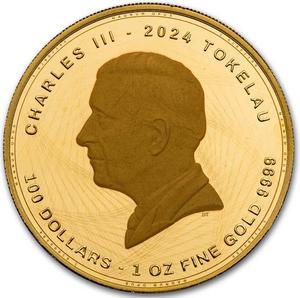 Tokelau / Gold Ounce 2024 Magnum Opus - obverse photo