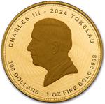Tokelau / Gold Ounce 2024 Magnum Opus - obverse photo