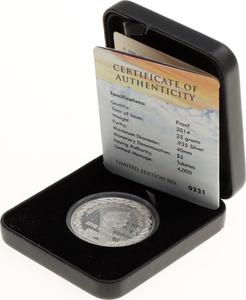 Tokelau / Five Dollars Silver 2014 Australian Antarctic Expedition - reverse photo