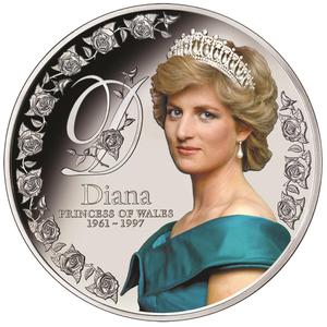Tokelau / Silver Five Ounces 2017 Diana - Princess of Wales - reverse photo