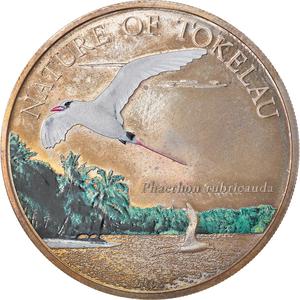 Tokelau / Silver Ounce 2012 Phaeton Rubricauda - reverse photo