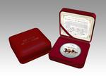 Silver Ounce 2014 Three Horses Ying Yang, Large: Photo Coin, Tokelau, Silver Ounces 2014 Three Horses Ying Yang, Large / thumbnail