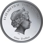 Silver Ounce 2017 Year of the Rooster: Photo Coin, Tokelau, Silver Ounce 2017 Year of the Rooster / thumbnail