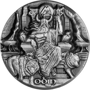 Tokelau / Silver Three Ounces 2016 Odin - reverse photo