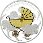Silver Ounce 2018 Baby Pram: Photo Coin, Tokelau, Silver Ounce 2018 Baby Pram / thumbnail