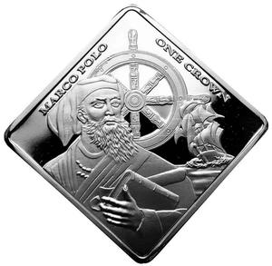Tristan da Cunha / One Crown 2014 Marco Polo - reverse photo