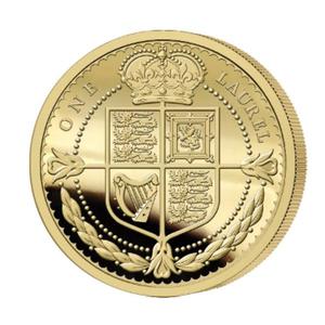 Tristan da Cunha / Gold Ounce 2019 Laurel - reverse photo