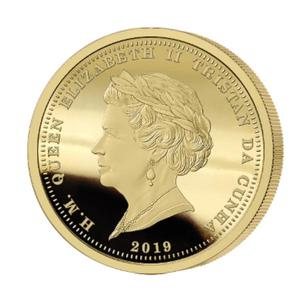 Tristan da Cunha / Gold Ounce 2019 Laurel - obverse photo