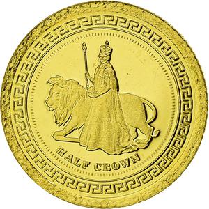 Tristan da Cunha / Gold Half Gram 2013 Diamond Jubilee - reverse photo