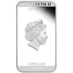 Silver Ounce 2019 Alien: Photo Coin, Tuvalu, Silver Ounce 2019 Alien / thumbnail