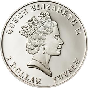 Tuvalu / One Dollar Silver 2010 Sea Turtle - obverse photo