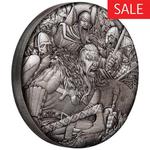 Silver Two Ounces 2018 Vikings: Photo Coin, Tuvalu, Silver Two Ounces 2018 Vikings / thumbnail