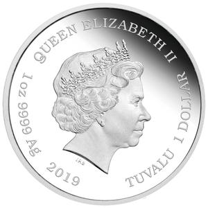 Tuvalu / Silver Ounce 2019 Gone with the Wind - obverse photo