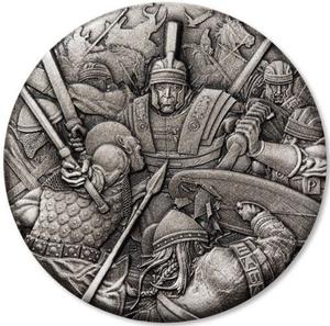 Tuvalu / Silver Two Ounces 2018 Roman Legion - reverse photo