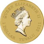 One Dollar 2011 Calico Jack: Photo Coin, Tuvalu, One Dollar 2011 Calico Jack / thumbnail