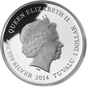 Tuvalu / One Ounce Silver 2014 Peter Pan - obverse photo